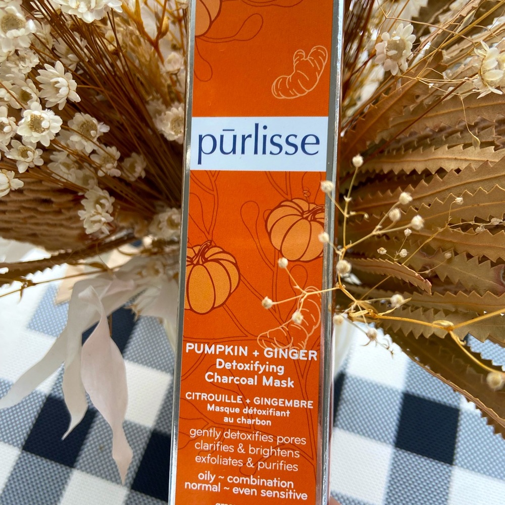 Purlisse Pumpkin + Ginger Detox Charcoal Mask